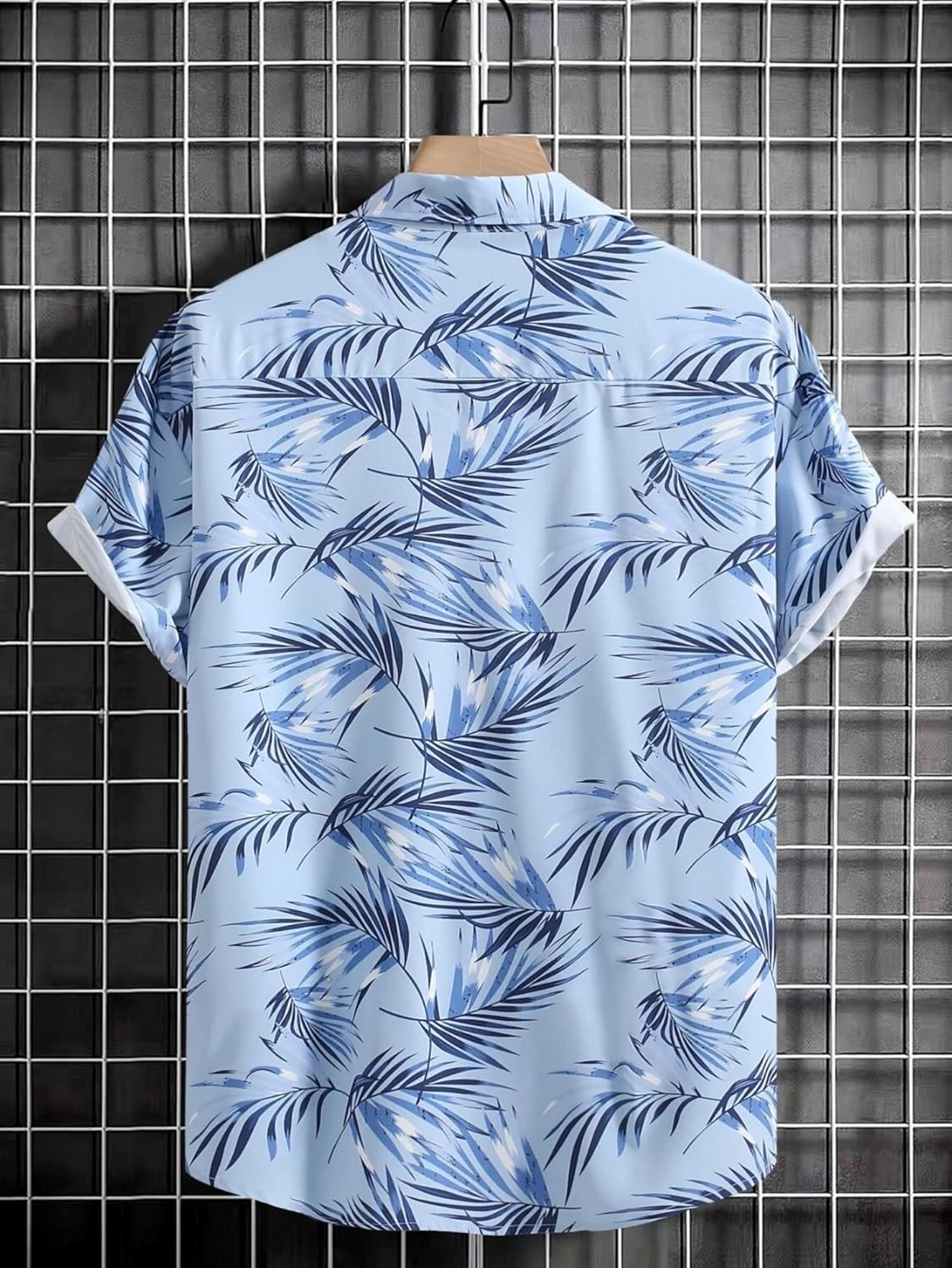 LERIYA FASHION Men's Rayon Shirt - Summer Button Down Shirts | Half Sleeve Printed |Formal |Casual Stylish (Available in Plus Size and Combo Pack of 2)