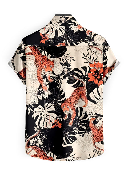 Casual Printed Half Sleeves Shirt for Man