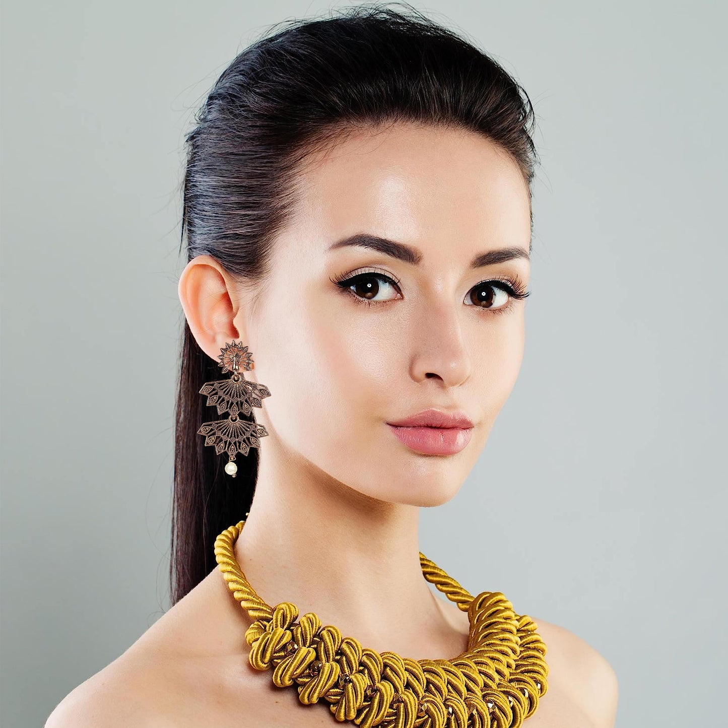 kreyam's Earrings Jhumka for Girls | Fashion Jewellery Women Artificial Gold Plated | Fancy latest Alloy Jhumki Chandbali Earring | Drops & Danglers